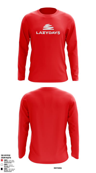Lazy DaysLazy Days 54376190 Long Sleeve Performance Shirt - 1