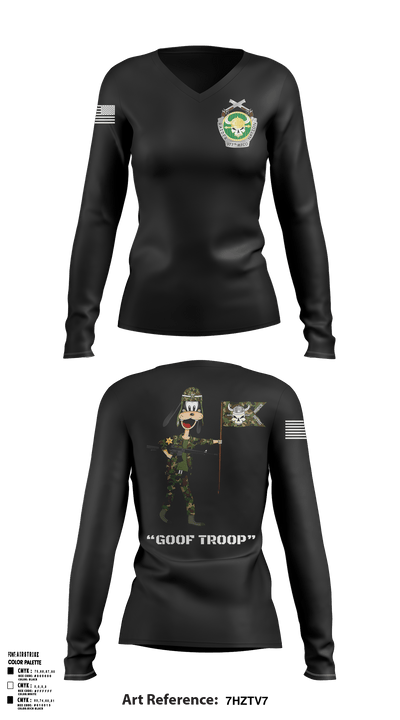 HQ/977 MP Company 16106573 Women's Long Sleeve V-neck Shirt - 4