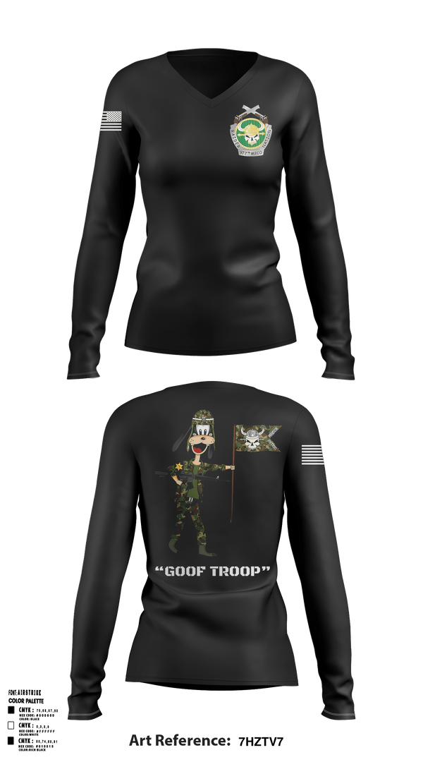 Women's Long Sleeve Vneck Shirt, , Army, Teamtime, Team time, sublimation, custom sports apparel, team uniforms, spirit wear, spiritwear, sports uniforms, custom shirts, team store, custom team store, fundraiser sports, apparel fundraiser