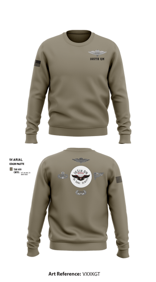 Crew Neck Sweatshirt, , Army, Teamtime, Team time, sublimation, custom sports apparel, team uniforms, spirit wear, spiritwear, sports uniforms, custom shirts, team store, custom team store, fundraiser sports, apparel fundraiser