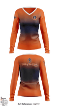 Christchurch School Basketball 54858976 Women's Long Sleeve V-neck Shirt - 1