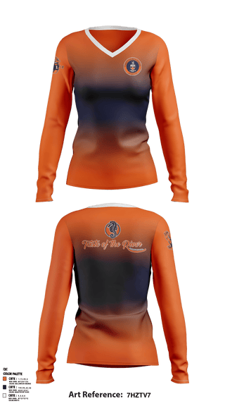 Women's Long Sleeve Vneck Shirt, Christchurch School Basketball, Women's Basketball, Teamtime, Team time, sublimation, custom sports apparel, team uniforms, spirit wear, spiritwear, sports uniforms, custom shirts, team store, custom team store, fundraiser sports, apparel fundraiser
