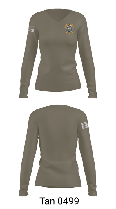1st Light Armored Reconnaissance Bn 71642462 Women's Long Sleeve V-neck Shirt - 47