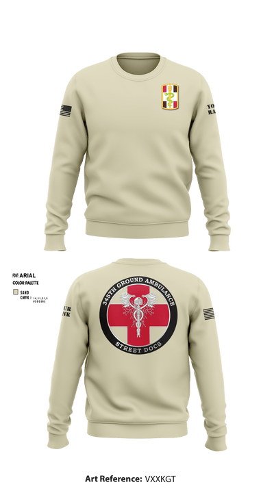 345th MCGA 98196690 Crew Neck Sweatshirt - 15