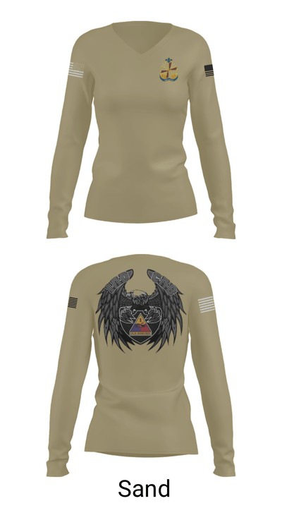 Aviation Medicine - 1AD CAB 23430162 Women's Long Sleeve V-neck Shirt - 42
