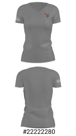 Women's Short Sleeve Vneck Shirt, Greenville High School Golf, Golf, Teamtime, Team time, sublimation, custom sports apparel, team uniforms, spirit wear, spiritwear, sports uniforms, custom shirts, team store, custom team store, fundraiser sports, apparel fundraiser