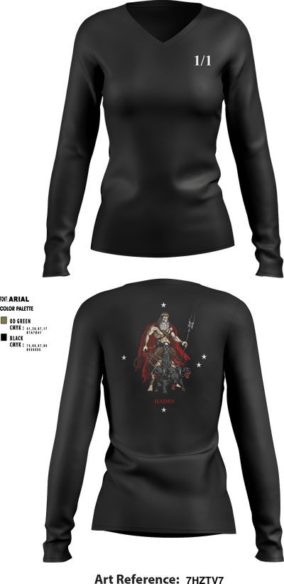 CHROMITE 96964112 Women's Long Sleeve V-neck Shirt - 4