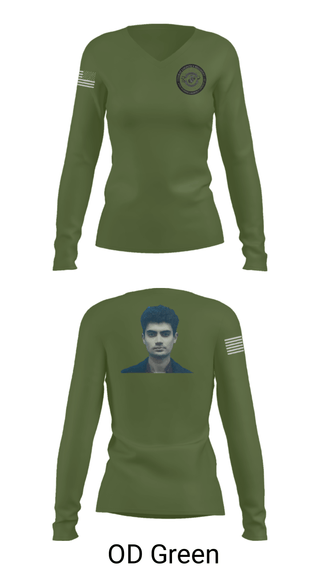 Women's Long Sleeve Vneck Shirt, , Marines, Teamtime, Team time, sublimation, custom sports apparel, team uniforms, spirit wear, spiritwear, sports uniforms, custom shirts, team store, custom team store, fundraiser sports, apparel fundraiser