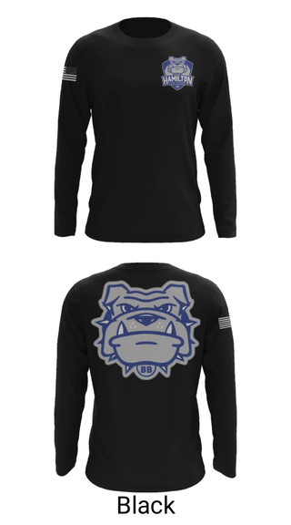 Long Sleeve Performance Shirt, Hamilton High School Soccer, Men's Soccer, Teamtime, Team time, sublimation, custom sports apparel, team uniforms, spirit wear, spiritwear, sports uniforms, custom shirts, team store, custom team store, fundraiser sports, apparel fundraiser