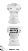 K9 Unit 27578074 Women's Short Sleeve V-neck Shirt - 5