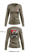 6-17 CAV 92718622 Women's Long Sleeve V-neck Shirt - 2