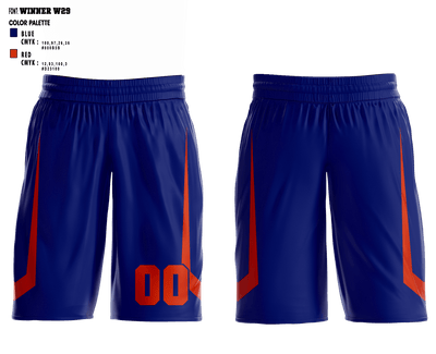 Wilson Preparatory Academy Basketball 93288962 Mens Basketball Shorts - 1