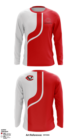 Long Sleeve Performance Shirt, Caseville Junior High School Volleyball, Women's Volleyball, Teamtime, Team time, sublimation, custom sports apparel, team uniforms, spirit wear, spiritwear, sports uniforms, custom shirts, team store, custom team store, fundraiser sports, apparel fundraiser