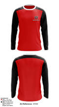 Spencerville Middle School Baseball 93404028 Long Sleeve Performance Shirt - 1