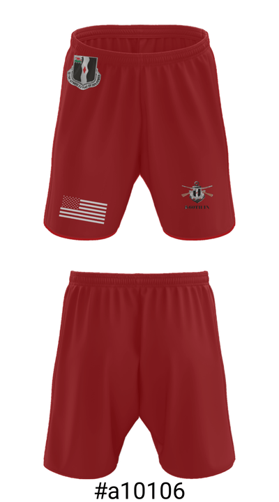 3rd Battalion 60th infantry Regiment River Raiders 94205182 Athletic Shorts With Pockets - 5