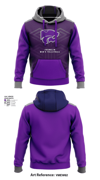 Hoodie, Franklin High School Volleyball, Men's Volleyball, Teamtime, Team time, sublimation, custom sports apparel, team uniforms, spirit wear, spiritwear, sports uniforms, custom shirts, team store, custom team store, fundraiser sports, apparel fundraiser