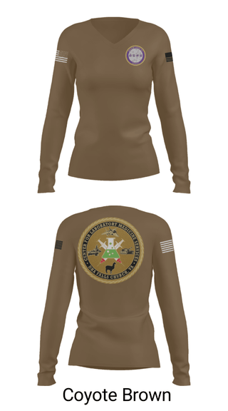 Women's Long Sleeve Vneck Shirt, , Air Force, Teamtime, Team time, sublimation, custom sports apparel, team uniforms, spirit wear, spiritwear, sports uniforms, custom shirts, team store, custom team store, fundraiser sports, apparel fundraiser