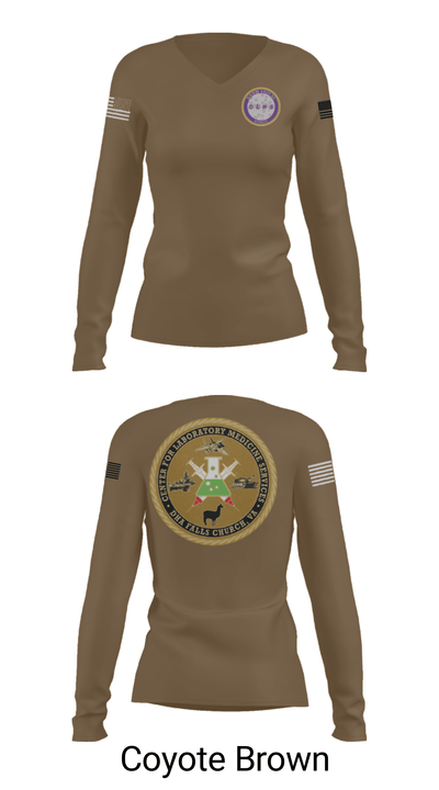 CLMS 3193504 Women's Long Sleeve V-neck Shirt - 37