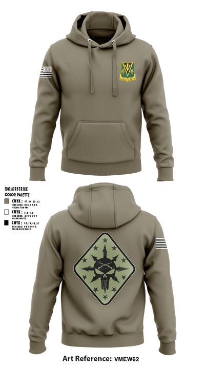 C Co 1-635th AR 23122236 Hoodie - 3