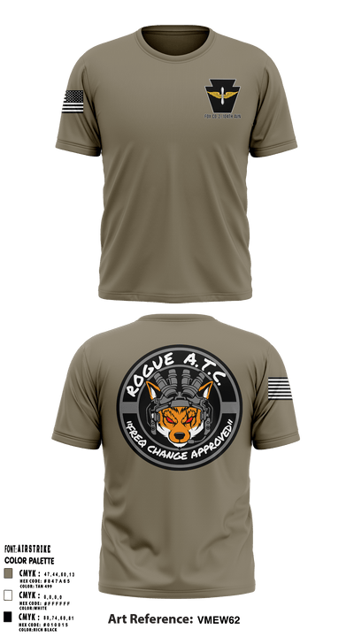 Fox company 2/104th avn 96762502 Short Sleeve Performance Shirt - 6