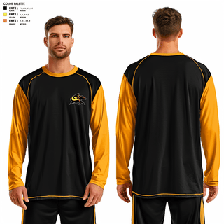 Long Sleeve Performance Shirt, Bear River Bandits, Men's Basketball, Teamtime, Team time, sublimation, custom sports apparel, team uniforms, spirit wear, spiritwear, sports uniforms, custom shirts, team store, custom team store, fundraiser sports, apparel fundraiser
