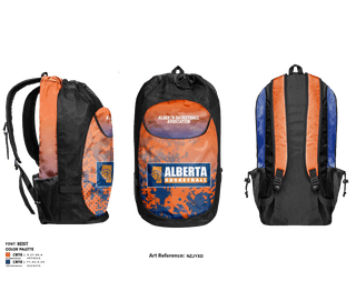 Gear Bag, Alberta Basketball Association, Men's Basketball, Teamtime, Team time, sublimation, custom sports apparel, team uniforms, spirit wear, spiritwear, sports uniforms, custom shirts, team store, custom team store, fundraiser sports, apparel fundraiser