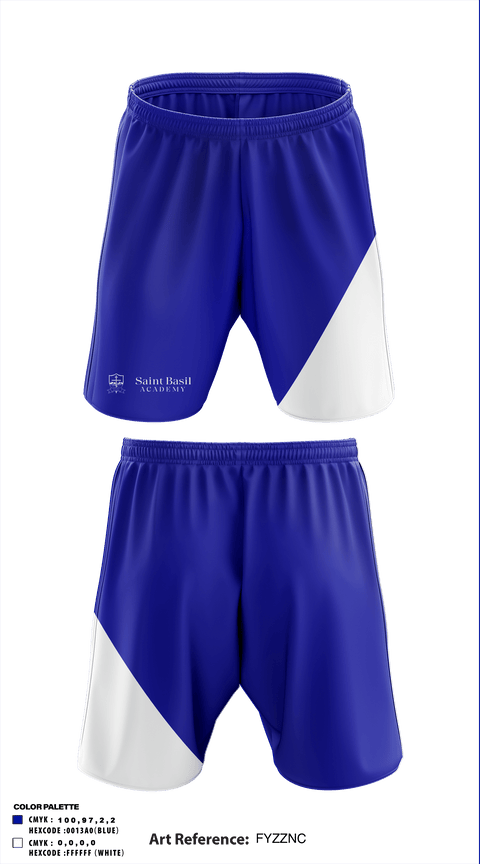 Athletic Shorts With Pockets, St Basil Academy Of Classical Studies, Spirit Store, Teamtime, Team time, sublimation, custom sports apparel, team uniforms, spirit wear, spiritwear, sports uniforms, custom shirts, team store, custom team store, fundraiser sports, apparel fundraiser