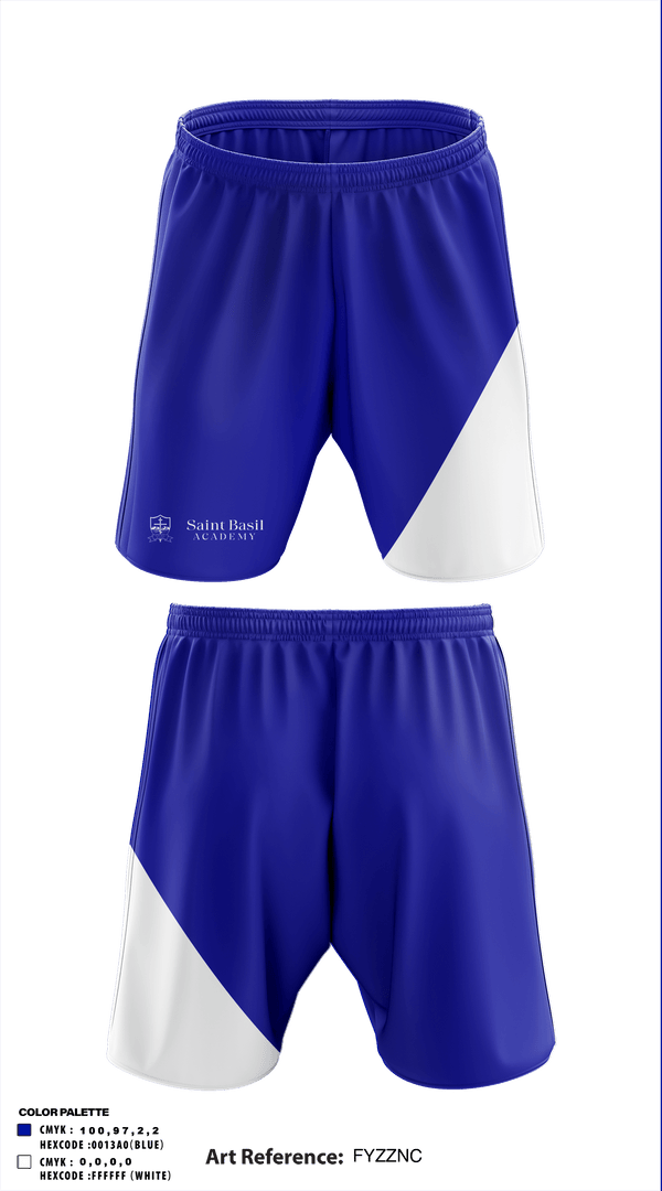 Athletic Shorts With Pockets, St Basil Academy Of Classical Studies, Spirit Store, Teamtime, Team time, sublimation, custom sports apparel, team uniforms, spirit wear, spiritwear, sports uniforms, custom shirts, team store, custom team store, fundraiser sports, apparel fundraiser