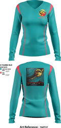 Water For Crowns 76697308 Women's Long Sleeve V-neck Shirt - 1