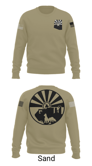 Crew Neck Sweatshirt, , Army, Teamtime, Team time, sublimation, custom sports apparel, team uniforms, spirit wear, spiritwear, sports uniforms, custom shirts, team store, custom team store, fundraiser sports, apparel fundraiser