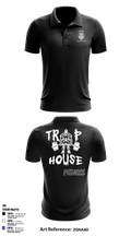 Trap House Fitness 35010693 Short Sleeve Performance Polo - 3