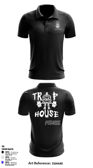 Short Sleeve Performance Polo, Trap House Fitness, Spirit Store, Teamtime, Team time, sublimation, custom sports apparel, team uniforms, spirit wear, spiritwear, sports uniforms, custom shirts, team store, custom team store, fundraiser sports, apparel fundraiser