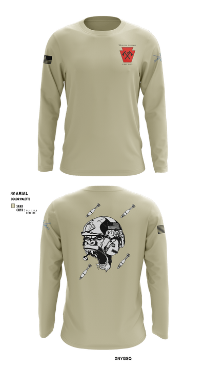 1-111th IN BN 37171288 Long Sleeve Performance Shirt - 5