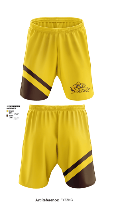 Zeeland East High School Cheer 15637489 Athletic Shorts With Pockets - 1