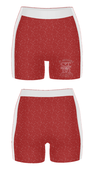 Women's Compression Shorts, Saint Michaels High School Field Hockey, Field Hockey, Teamtime, Team time, sublimation, custom sports apparel, team uniforms, spirit wear, spiritwear, sports uniforms, custom shirts, team store, custom team store, fundraiser sports, apparel fundraiser