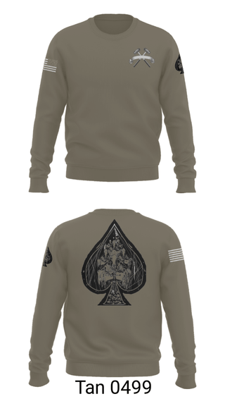 Crew Neck Sweatshirt, , Army, Teamtime, Team time, sublimation, custom sports apparel, team uniforms, spirit wear, spiritwear, sports uniforms, custom shirts, team store, custom team store, fundraiser sports, apparel fundraiser