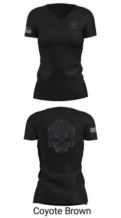 Mals-14 avionics 85940825 Women's Short Sleeve V-neck Shirt - 20