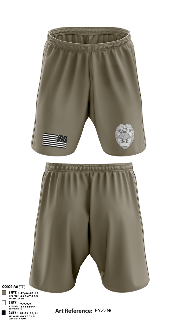 Athletic Shorts With Pockets, Shalom Austin Security, , Teamtime, Team time, sublimation, custom sports apparel, team uniforms, spirit wear, spiritwear, sports uniforms, custom shirts, team store, custom team store, fundraiser sports, apparel fundraiser