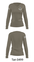 DET2 TACP 24STS 21679198 Women's Long Sleeve V-neck Shirt - 41