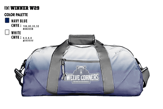 Duffle Bag, Twelve Corners Middle School Volleyball, Women's Volleyball, Teamtime, Team time, sublimation, custom sports apparel, team uniforms, spirit wear, spiritwear, sports uniforms, custom shirts, team store, custom team store, fundraiser sports, apparel fundraiser