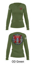 3-187 Rakkasans 16678099 Women's Long Sleeve V-neck Shirt - 40