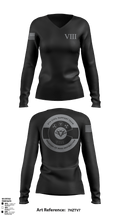 8th WMD-Civil Support Team 4584210 Women's Long Sleeve V-neck Shirt - 3