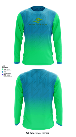Long Sleeve Performance Shirt, Accent Builders, , Teamtime, Team time, sublimation, custom sports apparel, team uniforms, spirit wear, spiritwear, sports uniforms, custom shirts, team store, custom team store, fundraiser sports, apparel fundraiser