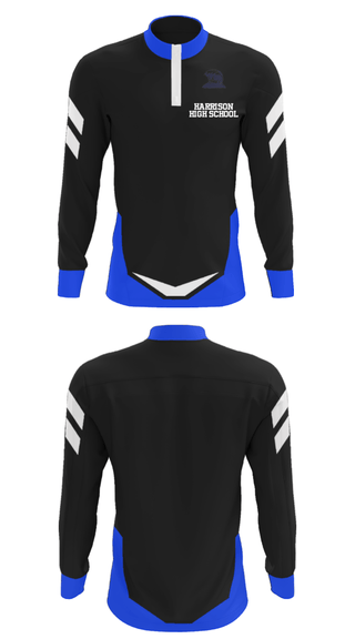 Quarter Zip Jacket, Harrison High School, Spirit Store, Teamtime, Team time, sublimation, custom sports apparel, team uniforms, spirit wear, spiritwear, sports uniforms, custom shirts, team store, custom team store, fundraiser sports, apparel fundraiser