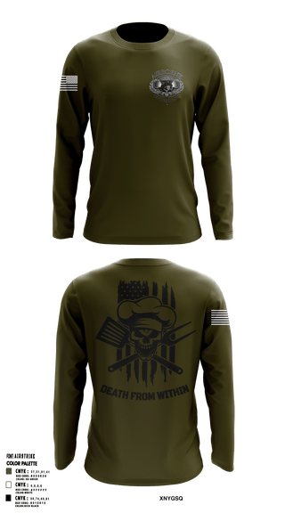 Long Sleeve Performance Shirt, , Army, Teamtime, Team time, sublimation, custom sports apparel, team uniforms, spirit wear, spiritwear, sports uniforms, custom shirts, team store, custom team store, fundraiser sports, apparel fundraiser