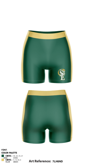 Women's Compression Shorts, Saint Edward High School Volleyball, Women's Volleyball, Teamtime, Team time, sublimation, custom sports apparel, team uniforms, spirit wear, spiritwear, sports uniforms, custom shirts, team store, custom team store, fundraiser sports, apparel fundraiser