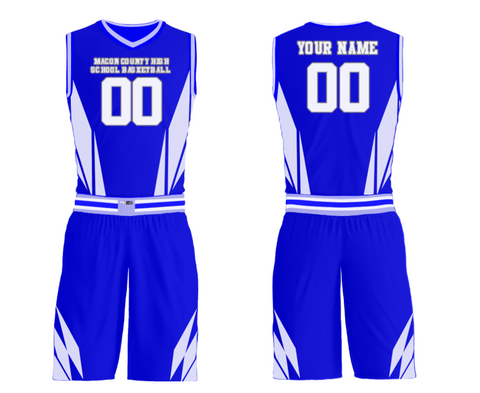 Womens Reversible Basketball Jersey, Macon County High School Basketball, Women's Basketball, Teamtime, Team time, sublimation, custom sports apparel, team uniforms, spirit wear, spiritwear, sports uniforms, custom shirts, team store, custom team store, fundraiser sports, apparel fundraiser