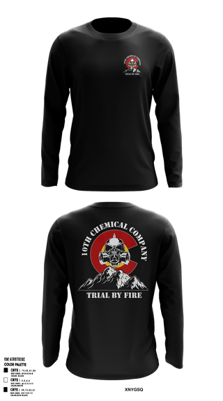 Long Sleeve Performance Shirt, 10th Chemical Company, , Teamtime, Team time, sublimation, custom sports apparel, team uniforms, spirit wear, spiritwear, sports uniforms, custom shirts, team store, custom team store, fundraiser sports, apparel fundraiser