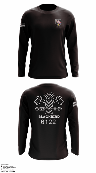 Long Sleeve Performance Shirt, 1-54th SFABBco 1/54th SFAB, Army, Teamtime, Team time, sublimation, custom sports apparel, team uniforms, spirit wear, spiritwear, sports uniforms, custom shirts, team store, custom team store, fundraiser sports, apparel fundraiser