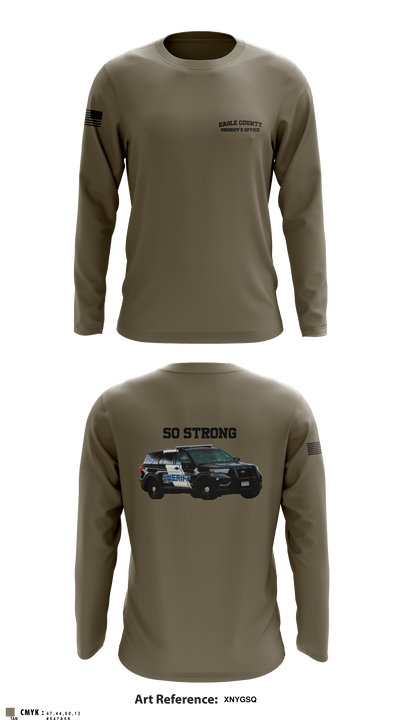 Eagle County Sheriff’s Office 21262953 Long Sleeve Performance Shirt - 2